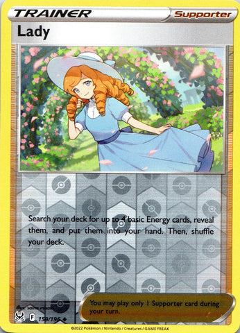 "Lady" 159/196 Lost Origin - Pokémon Card - Reverse Holo