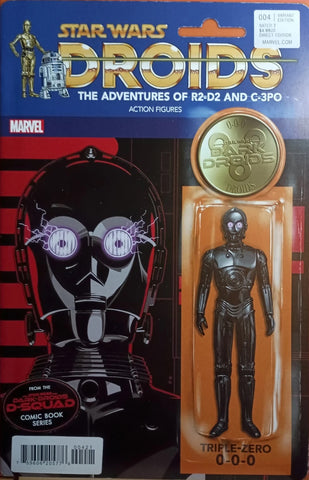 Star Wars: Droids #004 - Marvel Comics - 2023 - C-3PO Action Figure Variant
