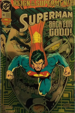 Superman #82 - DC Comics - 1993 - Chromium Cover