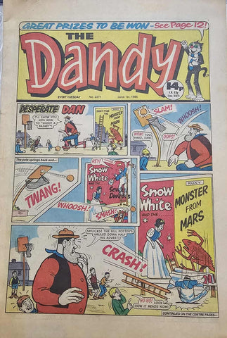 The Dandy LOT x4 Nos 2271, 2332, 2235 & 2281 - British Comics