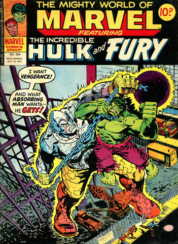 Mighty World of Marvel #264 - Marvel Comics - 1977