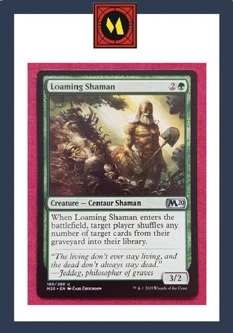 "Loaming Shaman" - Magic The Gathering - M20