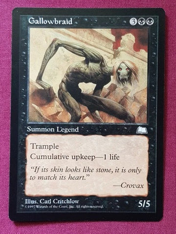 "Gallowbraid" - Magic The Gathering Card - Weatherlight