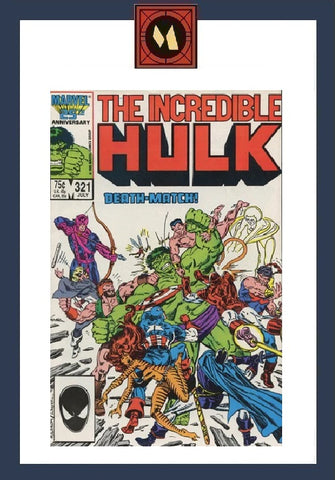 Incredible Hulk #321 - Marvel Comics - 1986