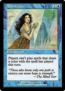 "Mana Maze" - Magic The Gathering Card - Invasion