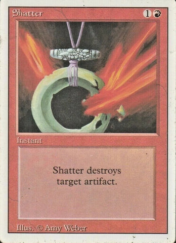 "Shatter" x4 - Magic The Gathering Card - Revised - 4-Card Playset