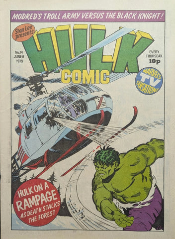 Hulk Comic #14 - #19 (6x Comics RUN) - Marvel Comics/British - 1979