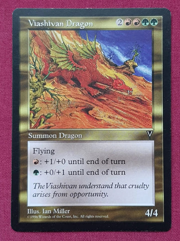 "Viashivan Dragon" - Magic The Gathering - Visions