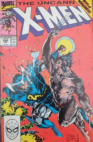 Uncanny X-Men #258 - Marvel Comics - 1990