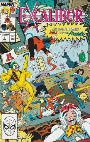 Excalibur #5 - Marvel Comics - 1988