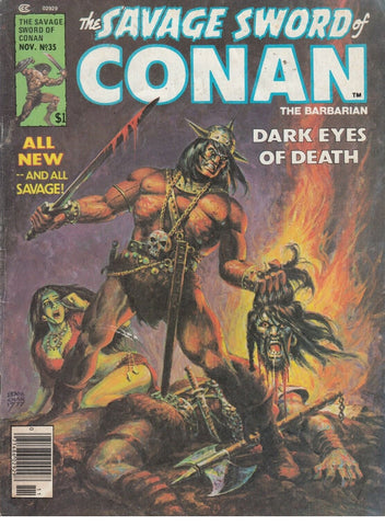 Savage Sword of Conan #35 - Marvel / Curtis Magazines - 1978