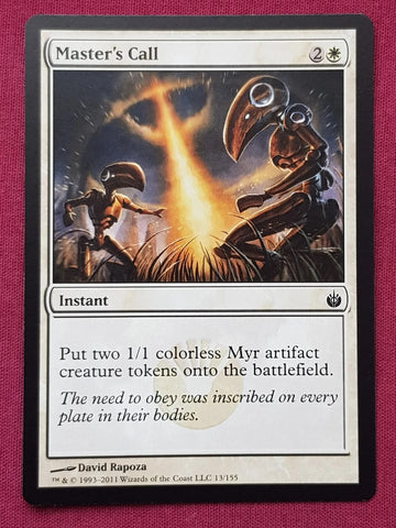 "Master's Call" - Magic The Gathering Card - Mirrodin Besieged