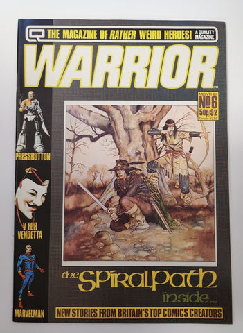 Warrior #6 - Quality Magazines - 1982