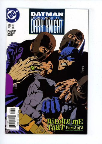 Batman Legends of the Dark Knight #189 - DC Comics - 2005