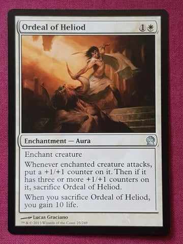 "Ordeal Of Heliod" - Magic The Gathering Card - Theros