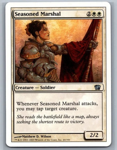 "Seasoned Marshal" - Magic The Gathering - 8th Edition