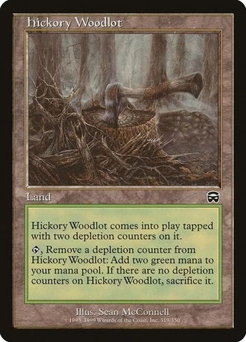 "Hickory Woodlot" - Magic The Gathering - Mercadian Masques