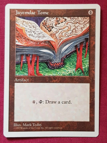 "Jayemdae Tome" - Magic The Gathering Card - 5th Edition