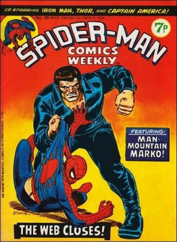 Spider-Man Comics Weekly #86 - Marvel Comics - 1974