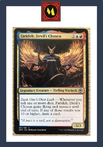 "Farideh, Devil's Chosen" - Magic The Gathering Card - AFR