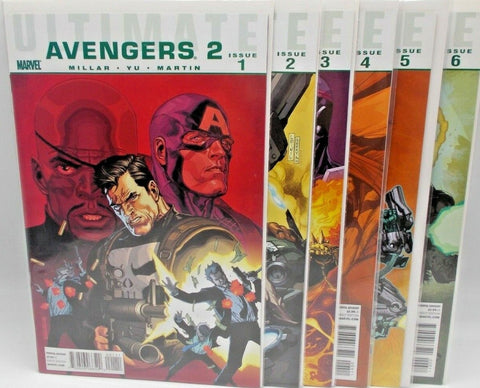 Ultimate Avengers 2 #1 - #6 (LOT of 6x Comics) - Marvel Comics - 2009