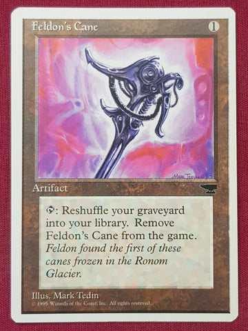 "Feldon's Cane" - Magic The Gathering Card - Chronicles