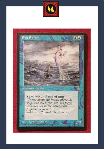 "Sea Spirit" x4 - Magic The Gathering Card - Ice Age - 4-Card Playset