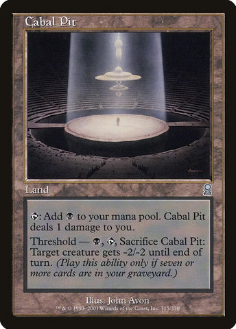"Cabal Pit" - Magic The Gathering Card - Odyssey