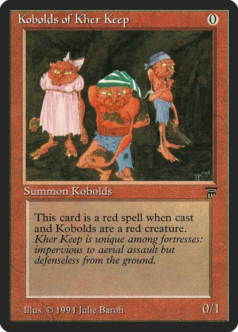 "Kobolds Of Kher Keep" - Magic The Gathering Card - Legends