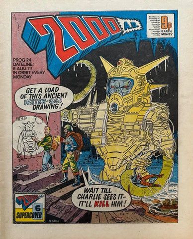 2000AD Comic - Prog #24 - 6th Aug 1977