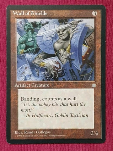 "Wall Of Shields" x4 - Magic The Gathering - Ice Age - 4-Card Playset