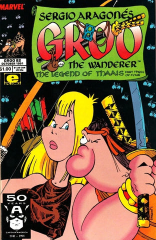 Sergio Aragones: Groo The Wanderer #82 - Marvel Comics - 1991
