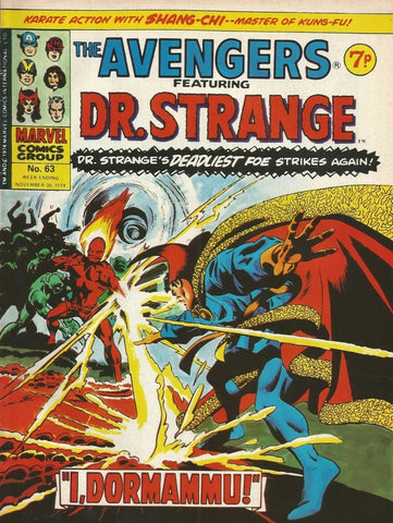 The Avengers #63 - Marvel Comics / British - 1974