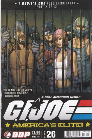 G.I. Joe: America's Elite #26 - #32 (7x Comic RUN) - DDP - 2007/8