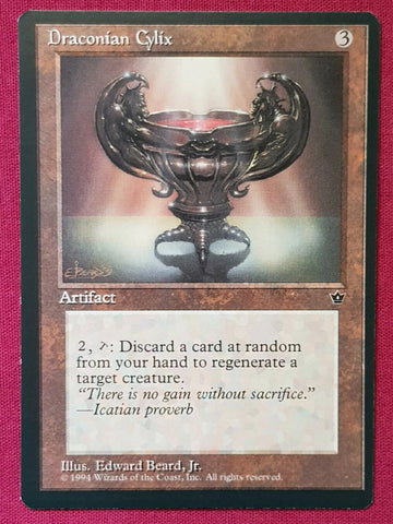 "Draconian Cylix" - Magic The Gathering Card - Fallen Empires
