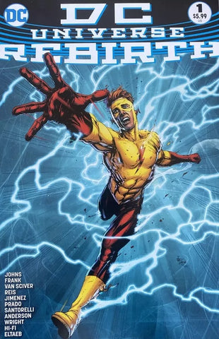 DC Universe Rebirth #1 - DC Comics - 2016 - Flash Cover