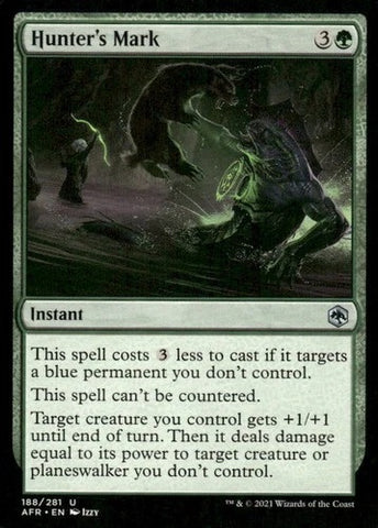 "Hunter's Mark" x4 - Magic The Gathering Card - AFR - 4-Card Playset