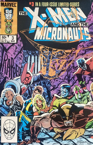 X-Men & The Micronauts #3 - Marvel Comics - 1984