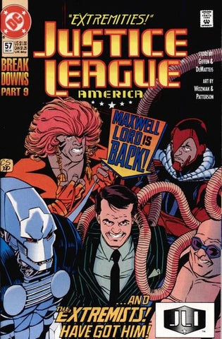 Justice League America #57 - DC Comics - 1991