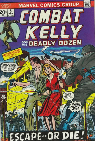 Combat Kelly #5 - Marvel Comics - 1973