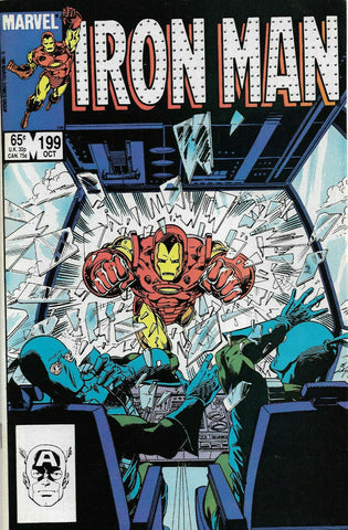 Invincible Iron Man #199 - Marvel Comics - 1985