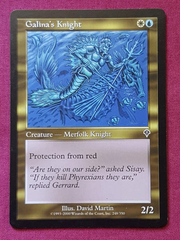 "Galina's Knight" x4 - Magic The Gathering Card - Invasion - 4-Card Playset