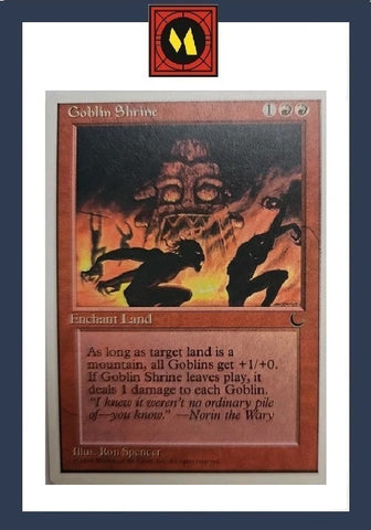 "Goblin Shrine" - Magic The Gathering Card - The Dark