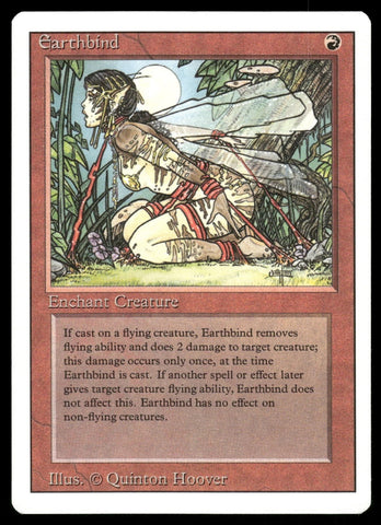 "Earthbind" - Magic The Gathering Card - Revised