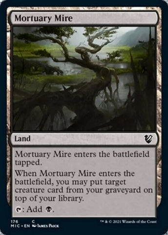 "Mortuary Mire" - Magic The Gathering Card - C19