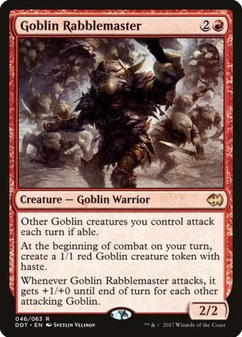 "Goblin Rabblemaster" - Magic The Gathering - DDT