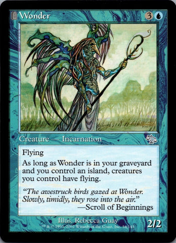 "Wonder" - Magic The Gathering Card - Judgment