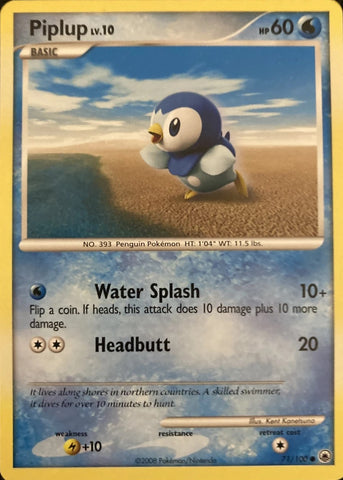 Piplup 71/100 - Pokémon Card - Majestic Dawn