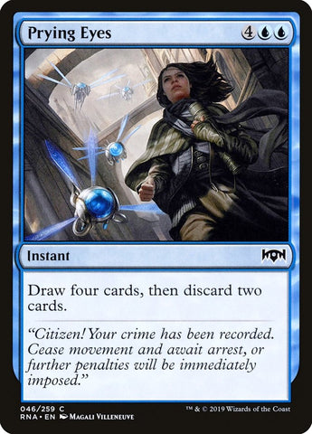 "Prying Eyes" - Magic The Gathering Card - RNA