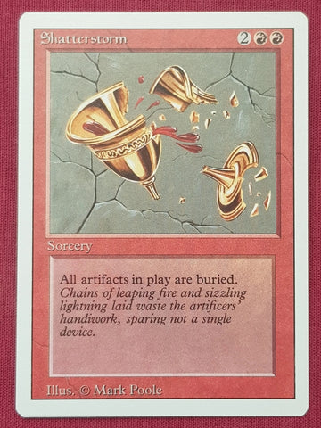"Shatterstorm" - Magic The Gathering Card - Revised